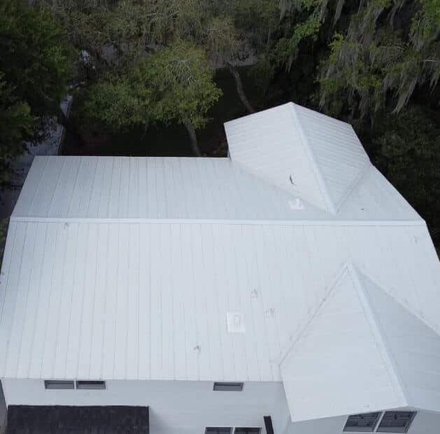 Metal Roof After Cleaning Tampa FL 33647
